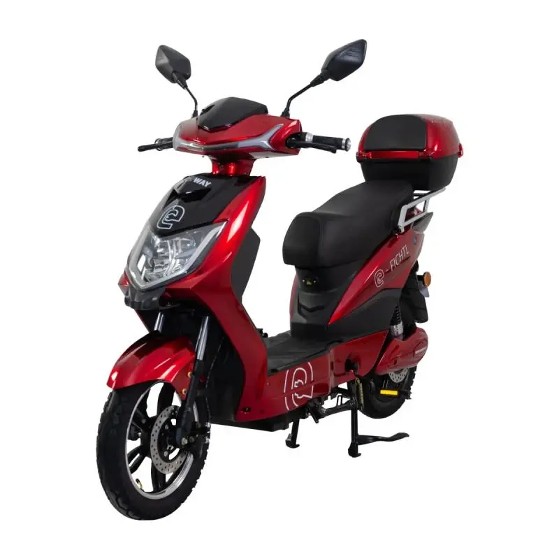 RACCEWAY Elektroskútr E-fichtl červený-lesklý s baterií 20Ah