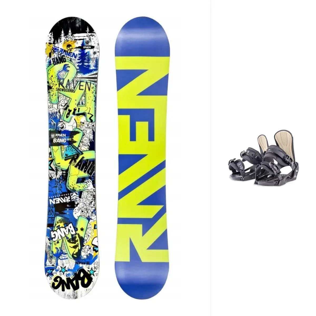 Raven Bang junior dětský snowboard + Beany Junior vázání