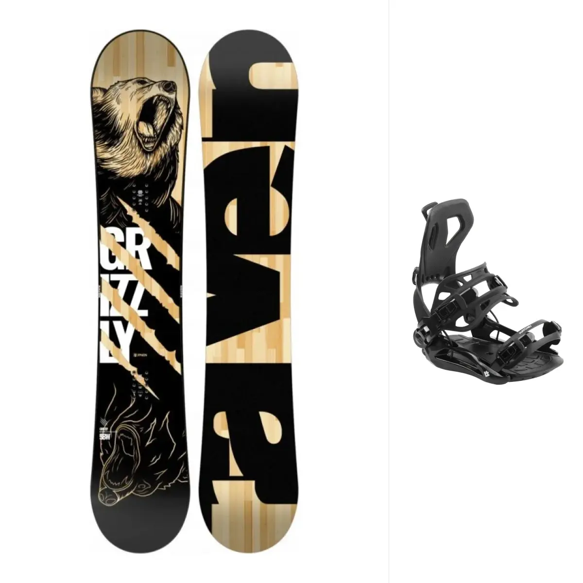 Raven Grizzly snowboard + Hatchey Fastec vázání