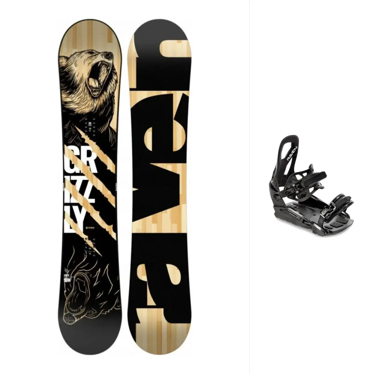 Raven Grizzly snowboard + Raven S230 Black vázání