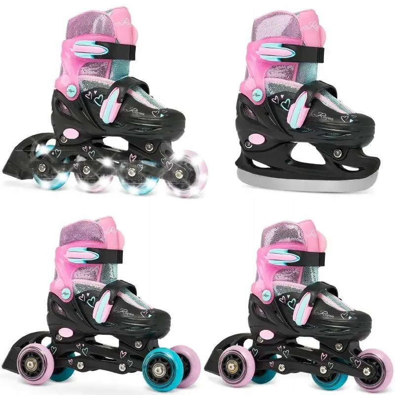 Raven Loret Glitter Black/Mint/Pink 4v1
