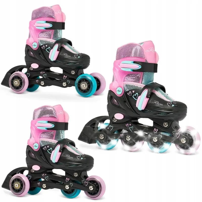 Raven Loret Glitter Black/Mint/Pink 3v1