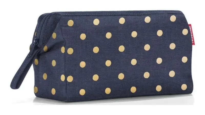 Reisenthel Travelcosmetic Metallic Dots Blue kosmetická taška
