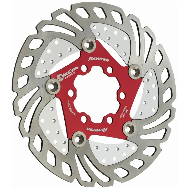 Reverse Brzdový kotouč 140 mm, 6 děr, AirCon, Red
