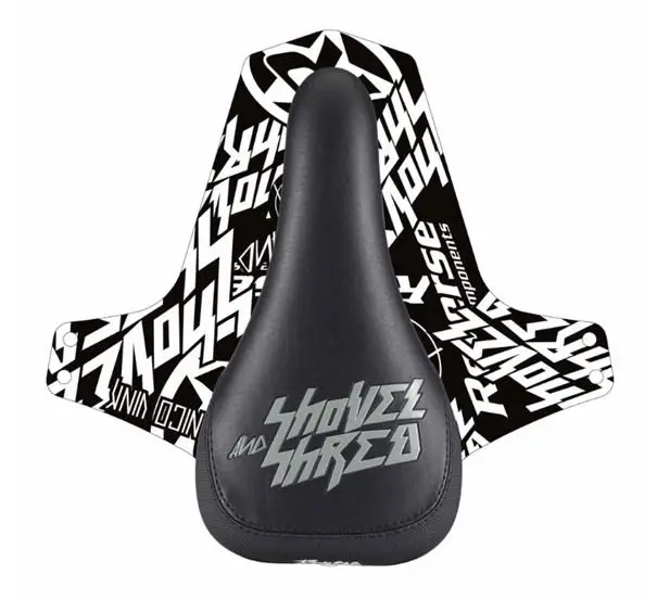 Reverse Sedlo Nico Vink Shovel and Shred černo-šedé + blatníček