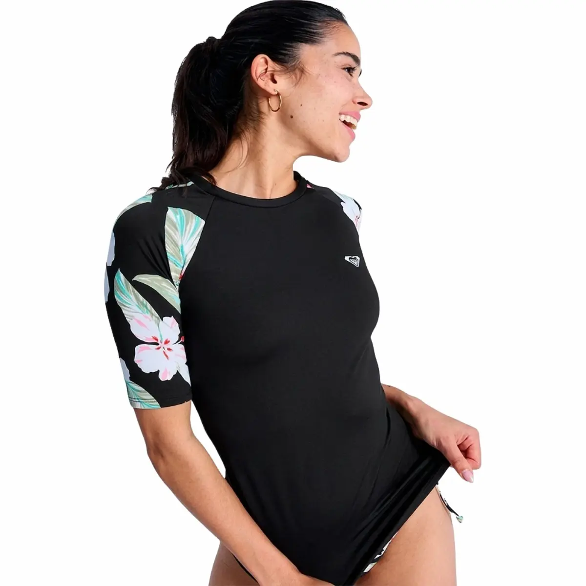 ROXY Spring Charming dámské lycrové triko s krátkým rukávem