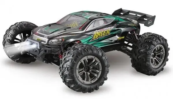 SPIRIT RACER SUPER truggy 4WD, 1:16, 2,4 GHz, rychlost až 36 km/h, RTR, zelený