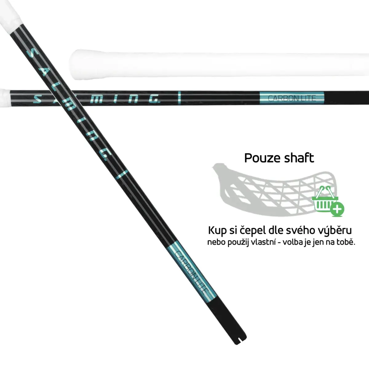 Salming Q-series Carbon Lite Shaft 29 Black / LagunaBlue