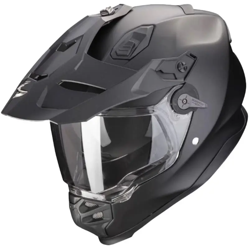 Scorpion ADF-9000 AIR Solid perleťově černá matná enduro přilba na motorku