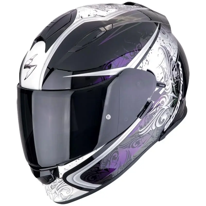 Scorpion EXO-491 RUN černá chameleon integrální helma na motorku