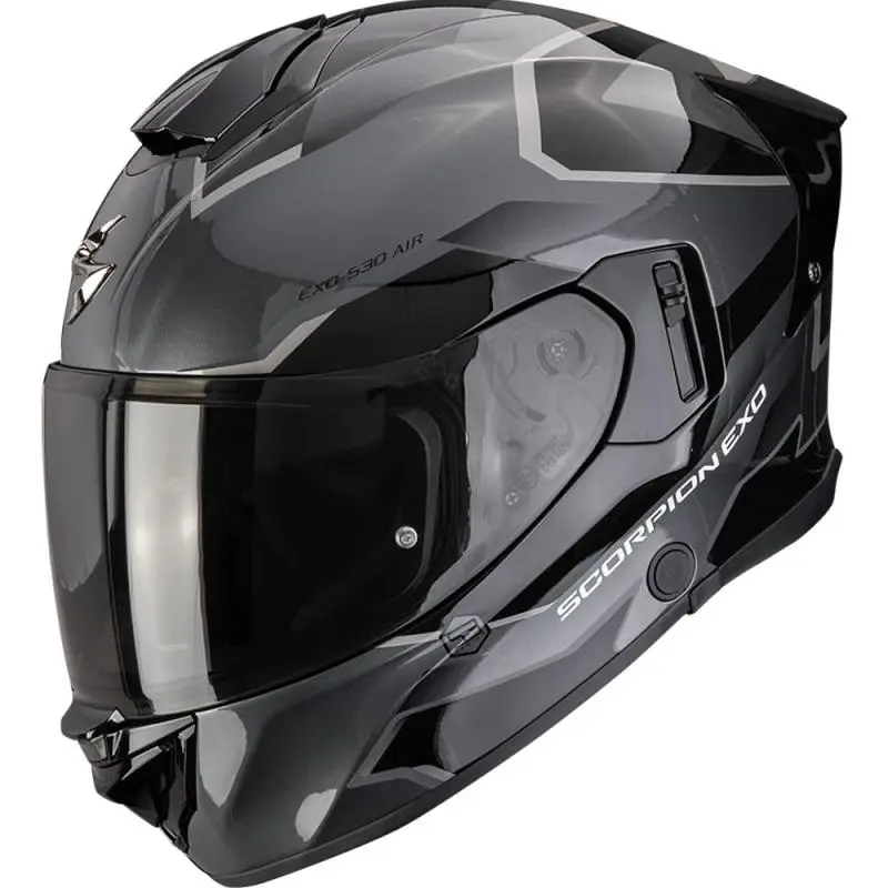 Scorpion EXO-530 Air Clip stříbrno-černá integrální helma na motorku
