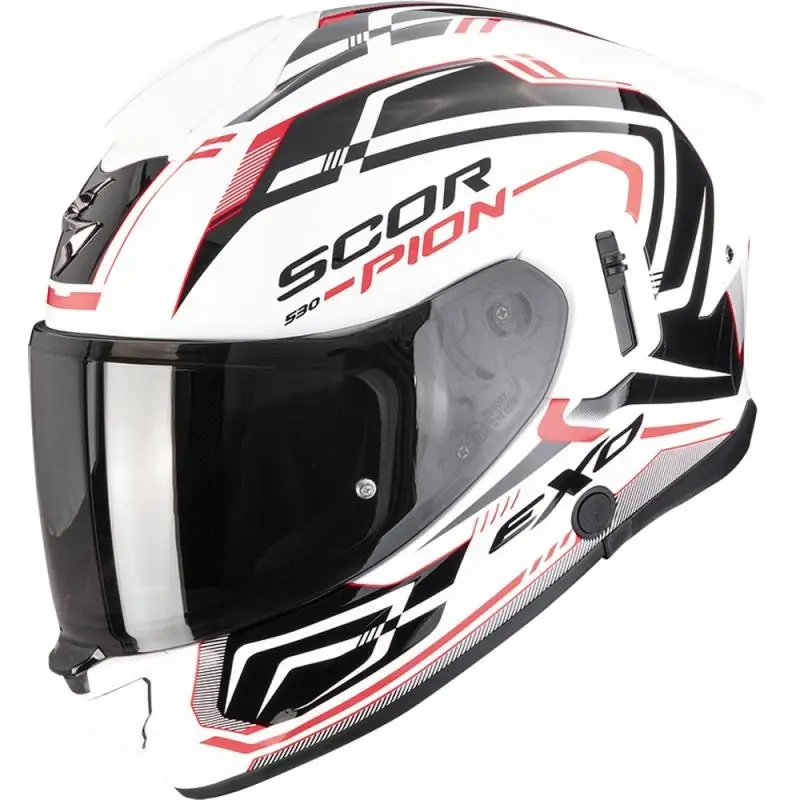 Scorpion EXO-530 Air Slope bílo-černo-červená integrální helma na motorku