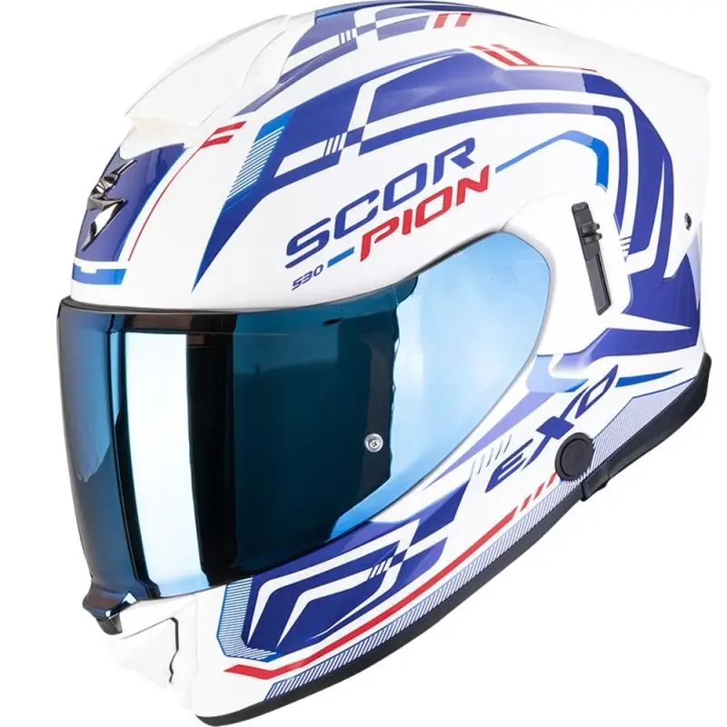 Scorpion EXO-530 Air Slope bílo-modro-červená integrální helma na motorku