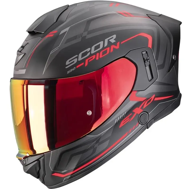 Scorpion EXO-530 Air Slope matná černo-červená integrální helma na motorku