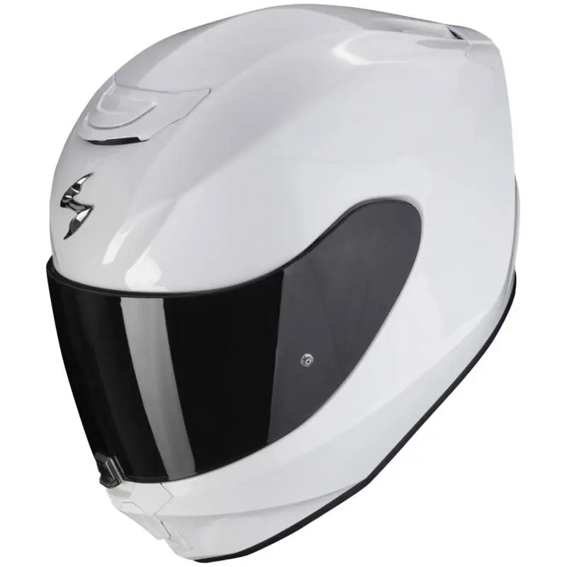 Scorpion EXO-391 Solid bílá integrální přilba na motorku