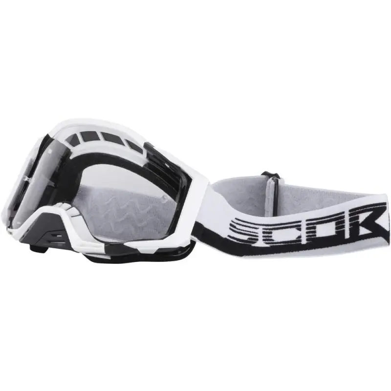 Scorpion MX Mask bílo-černé motokrosové brýle