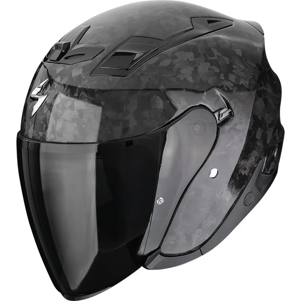 Scorpion EXO-Z1 Carbon Onyx Solid černá otevřená helma na motorku