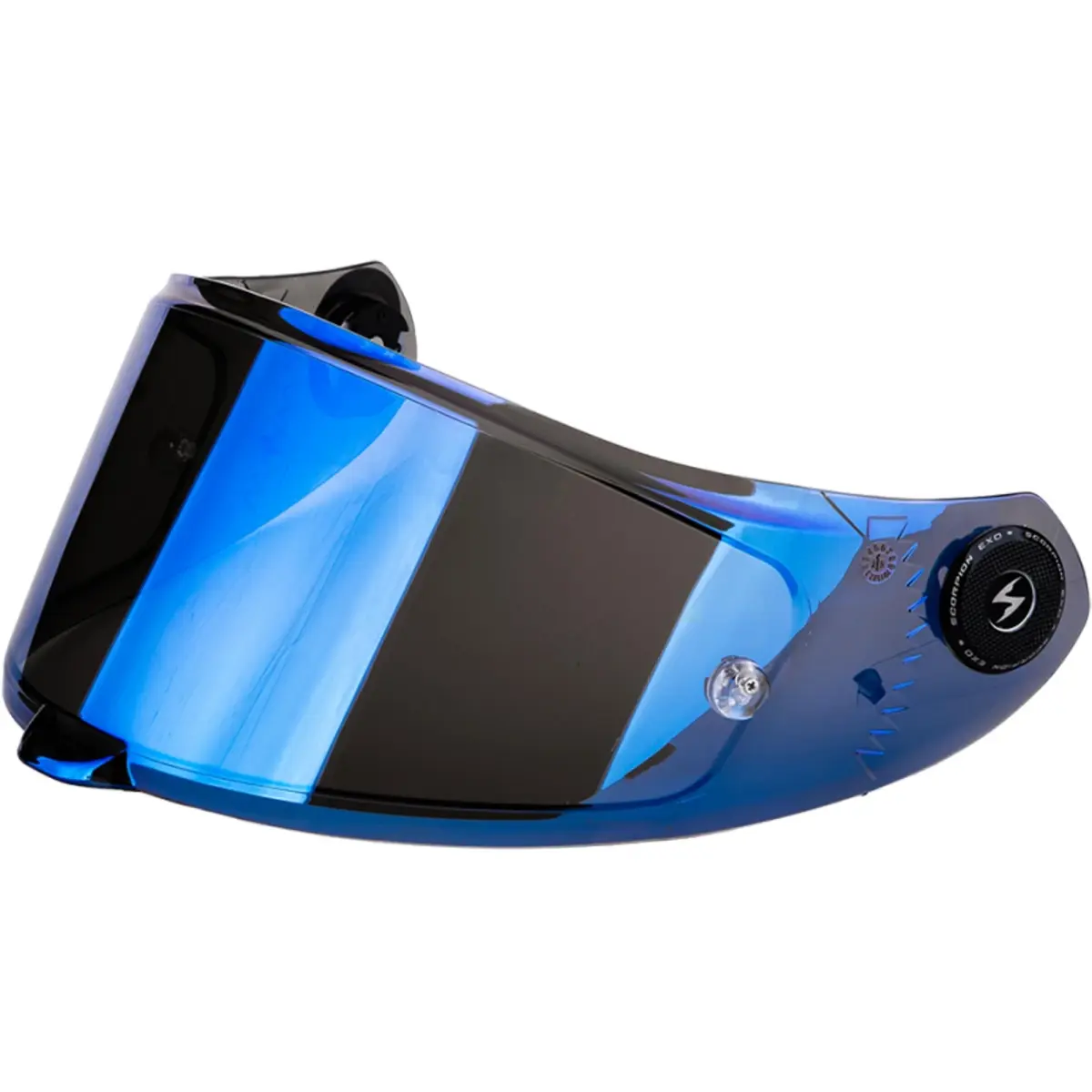 Scorpion KDS-F-04 zrcadlově modré plexi pro helmy EXO-RACE Air