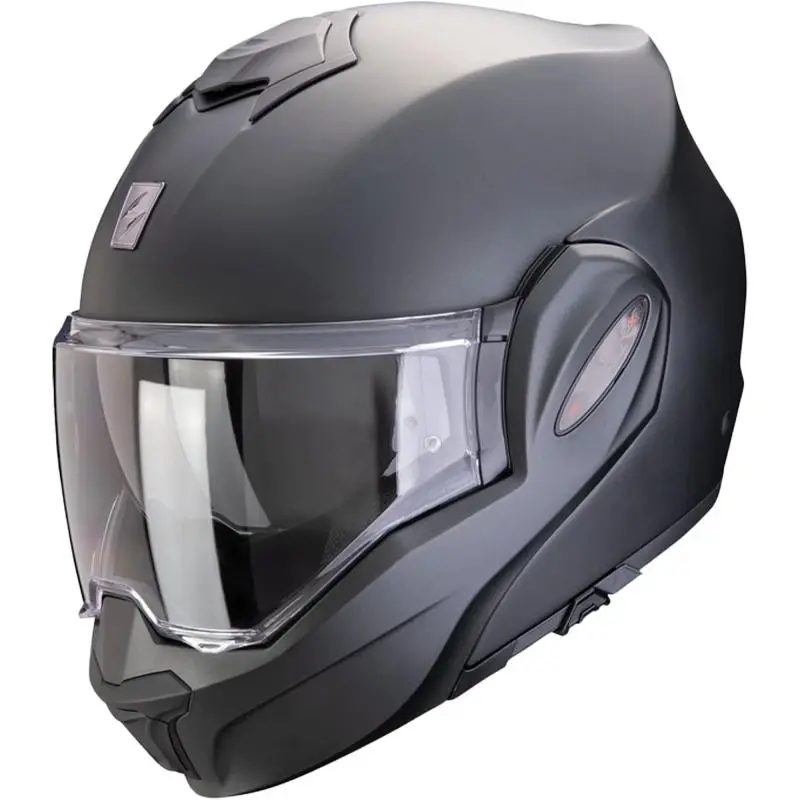 Scorpion EXO-TECH EVO PRO SOLID perleťově matná černá výklopná přilba