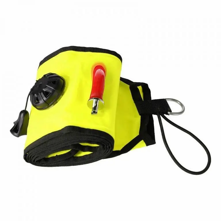 Scubapro Bójka Aqua Lung NYLON YELLOW EMERGENCY DECO STOP BUOY 145x15 cm (VÝPRODEJ)