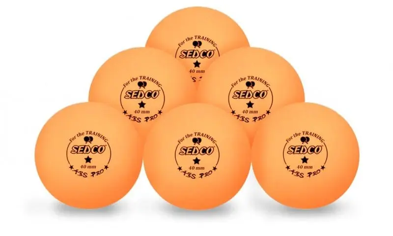 Sedco Míčky na stolní tenis for TRAINING 1* CELL FREE 6ks
