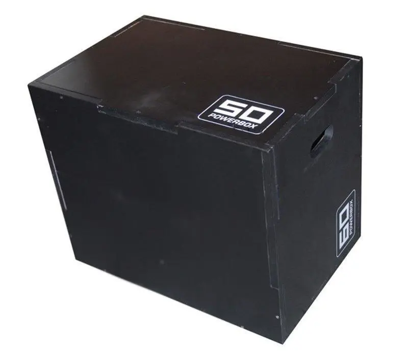 Sedco Plyometrická bedna dřevěná DARKWOOD 50/60/70 cm