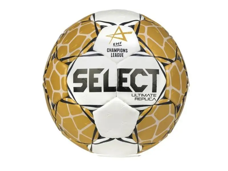 Select Míč házená HB Ultimate replica EHF Champions League - 3 POUZE zlatá (VÝPRODEJ)