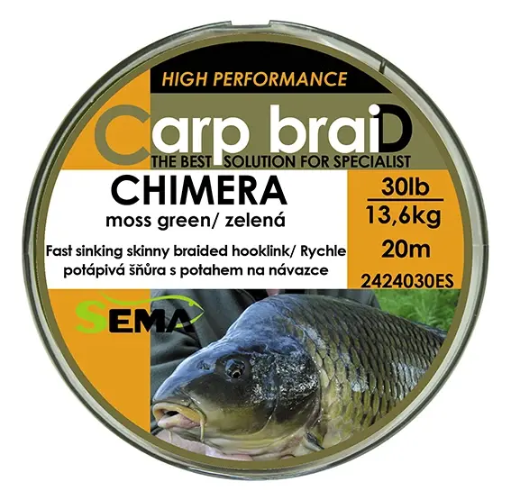 Sema Pletená šňůra Chimera 20 m 40 lbs / 18 2 kg