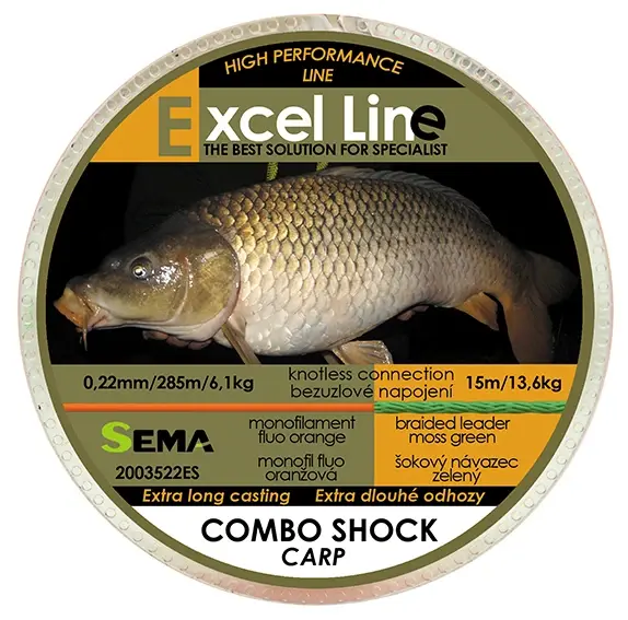 Sema Rybářský vlasec Combo Shock Carp 300 m 0 25 mm