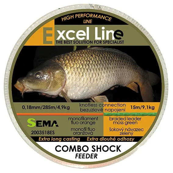 Sema Rybářský vlasec Combo Shock Feeder 300 m 0 18 mm