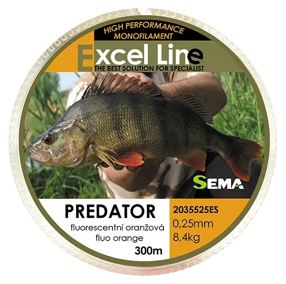 Sema Rybářský vlasec Predator 300 m průměr 0 28 mm / 9 85 kg