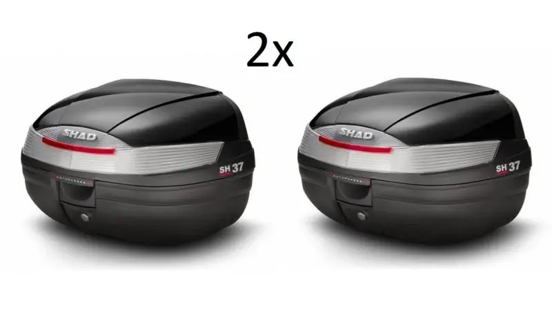 Set 2x Shad Box na skútr - SH37 Top case