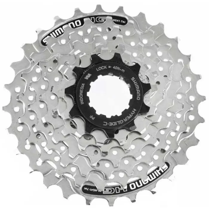 Shimano 7-kazeta CS-HG41 11-28 zubů, stříbrná