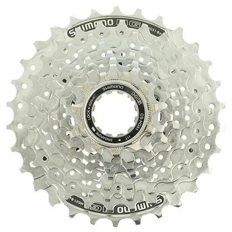 Shimano 8-kazeta CS-HG51 11-32 zubů, stříbrná, v krabičce