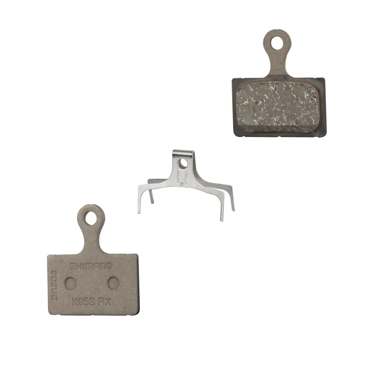 Shimano K05S polymerové brzdové destičky s pružinkou