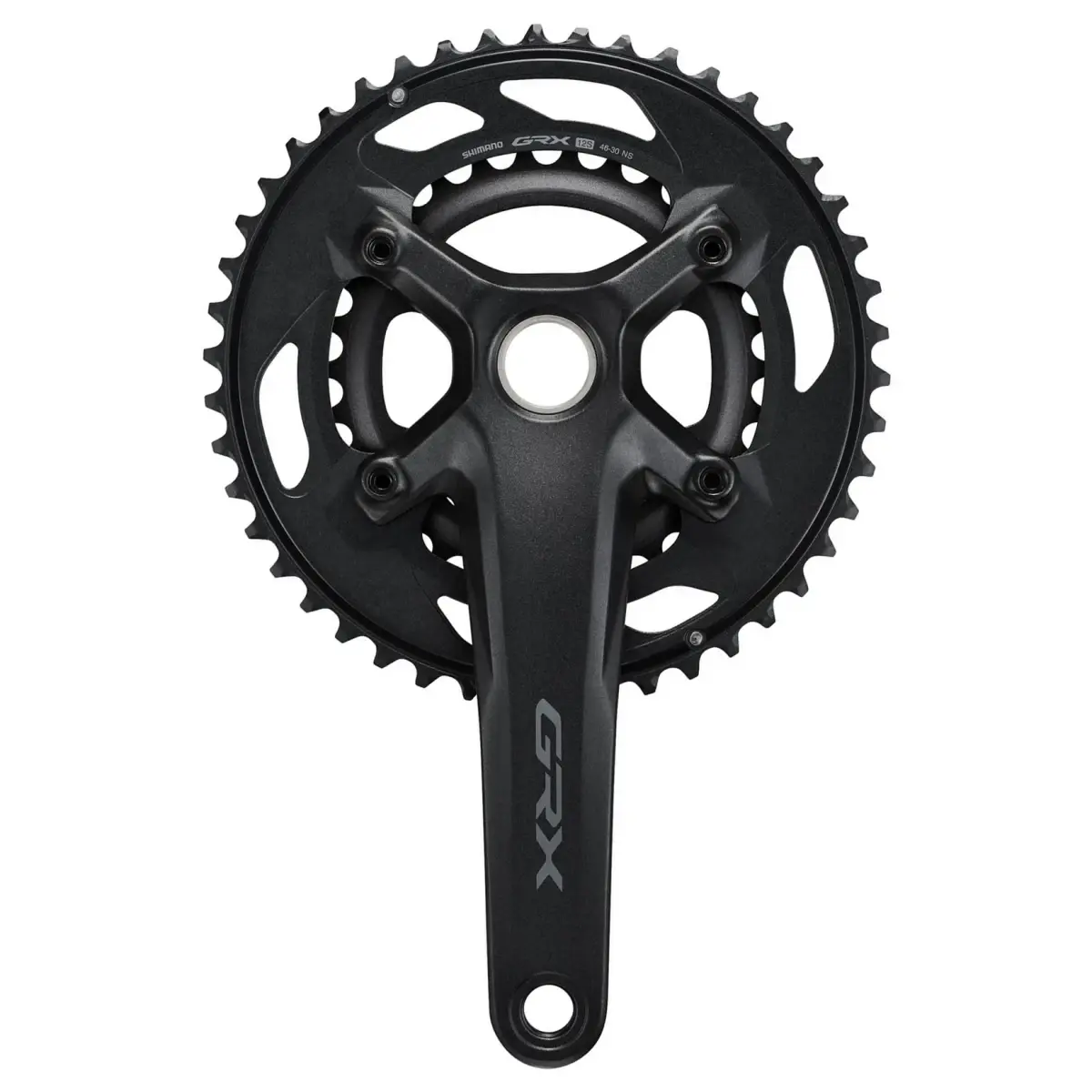 SHIMANO GRX FCRX610-2 170 mm 46/30 12k se osou gravel kliky