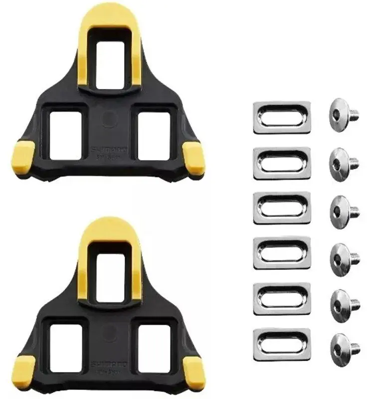 Shimano kufry k pedálům SM-SH11 žluté sil.