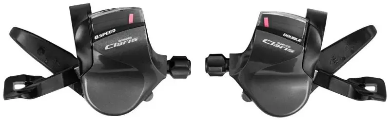Shimano řazení Claris SL-R2000 pár 2x8 speed černé (na rovná řidítka)