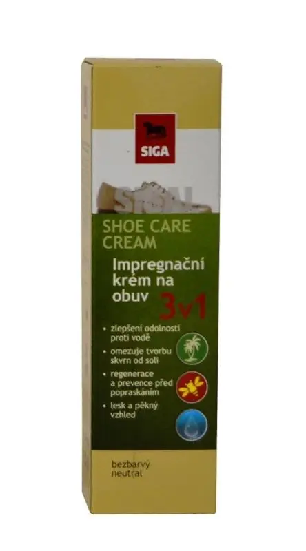 Siga Černý impregnační krém na boty 50 ml