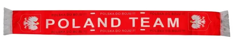 SPORTTEAM Subli Polsko 1 červeno-bílá fanouškovská šála