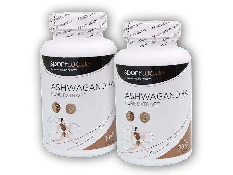 Sportwave 2x Ashwagandha Pure Extract 60 kapslí