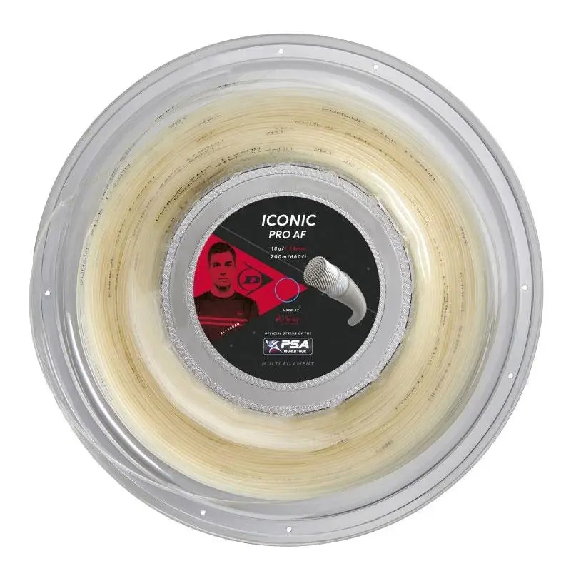 DUNLOP PRO Ali Farag 18G/1,18 mm (KOLO 200 m) Squash struny
