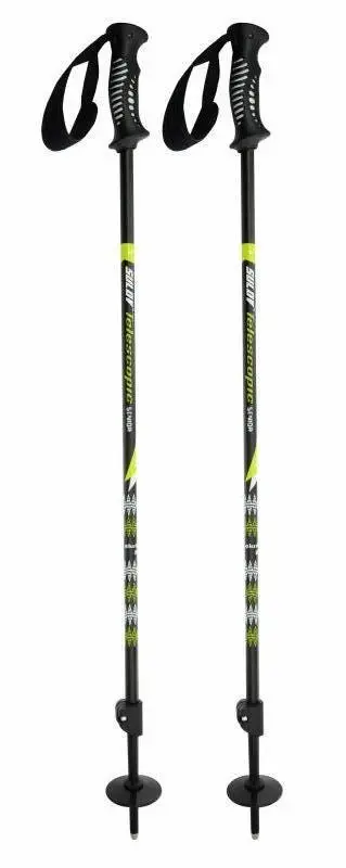 Sulov Sjezdové skládací hole Telescopic Senior vel. 90-145cm zelené