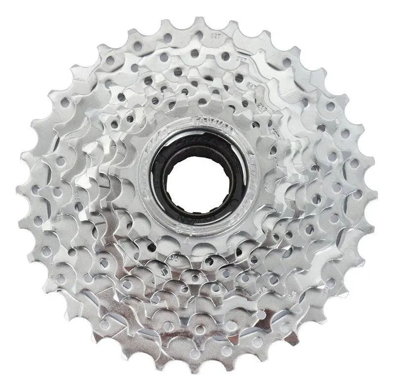 SunRace 8-kolo 13-32 zubů, chrom, index, pro E-bike, v krabičce