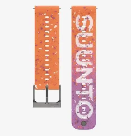 Suunto Athletic 6 Silicone Power Orange S/M řemínek pro Vertical, Race a kompatibilní hodinky