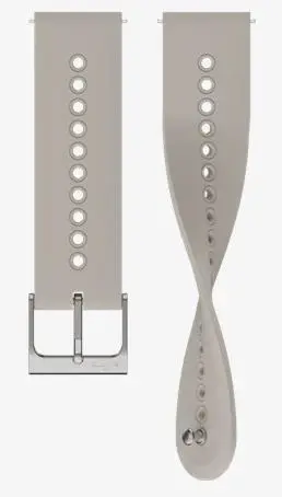 Suunto Urban 4 Silicone Sand Gray řemínek pro hodinky Vertical, Race a další kompatibilní modely