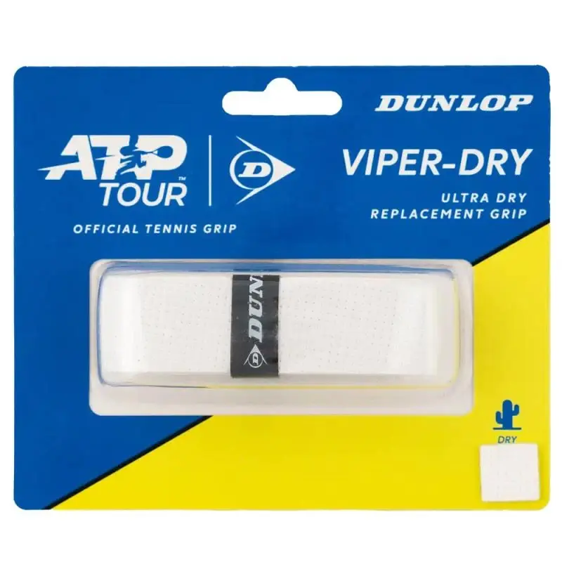 Dunlop ATP VIPER-DRY bílá 1,8 mm tenisová omotávka