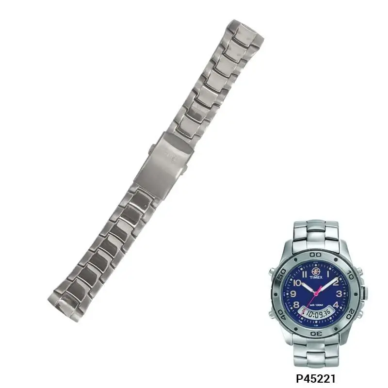 Timex Originální stříbrný kovový řemínek