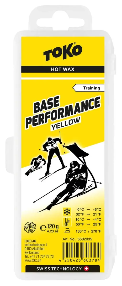 Toko Vosk na lyže TOKO Base Performance Hot Wax yellow 120 g