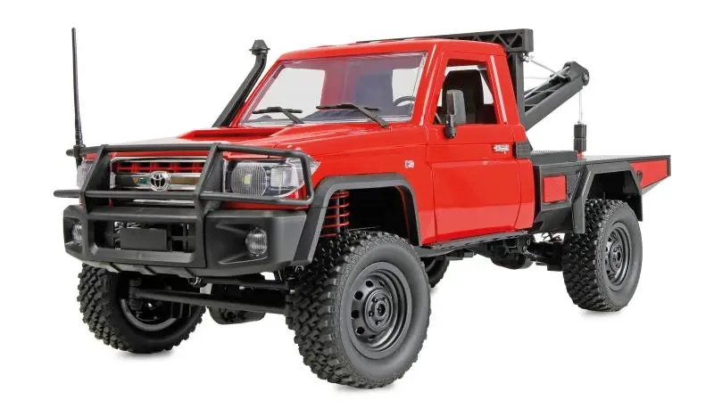 Toyota Land Cruiser Crawler 4WD 1:12 RTR červená odtahovka LED